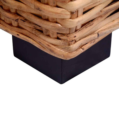 Divano a 3 Posti in Rattan Naturale | homemem39