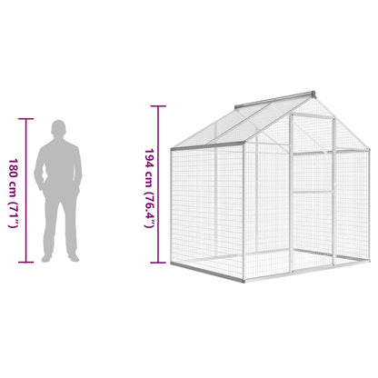 Voliera da Giardino in Alluminio 178x122x194 cm | homemem39