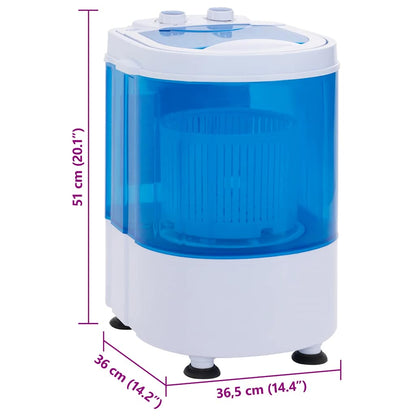 Mini Lavatrice a Vaschetta Singola 2,6 kg | homemem39