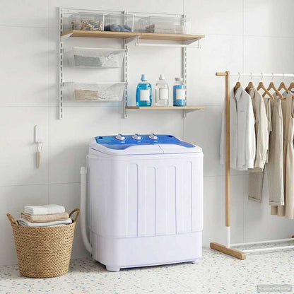 Mini Lavatrice a Vaschetta Doppia 5,6 kg