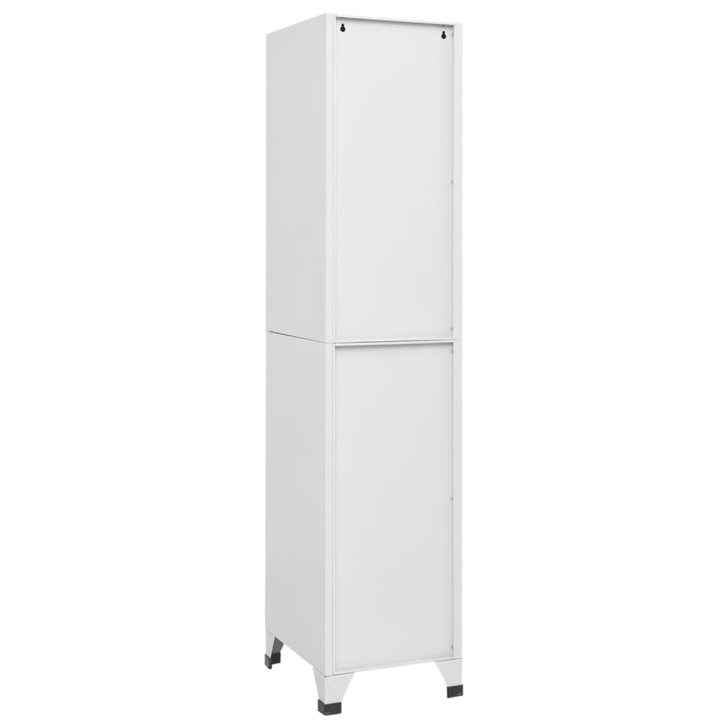 Armadietto a Chiave a 4 Scomparti 38x45x180 cm - homemem39