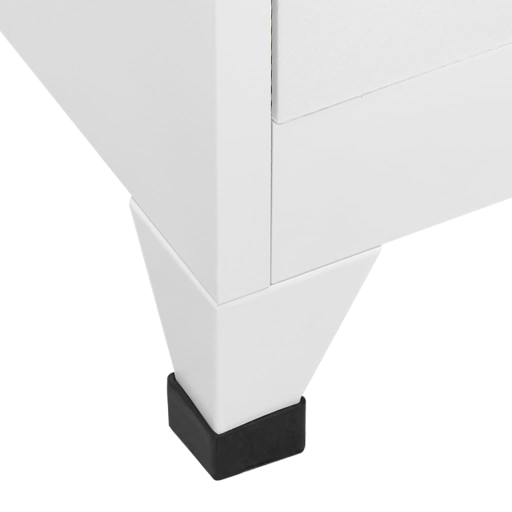 Armadietto a Chiave con 12 Scomparti 90x45x180 cm | homemem39