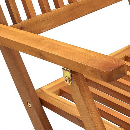 Set da Pranzo da Giardino 7 pz Pieghevole in Massello di Acacia - homemem39