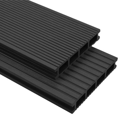 Pavimento da Deck 6 pcs Antracite WPC | homemem39