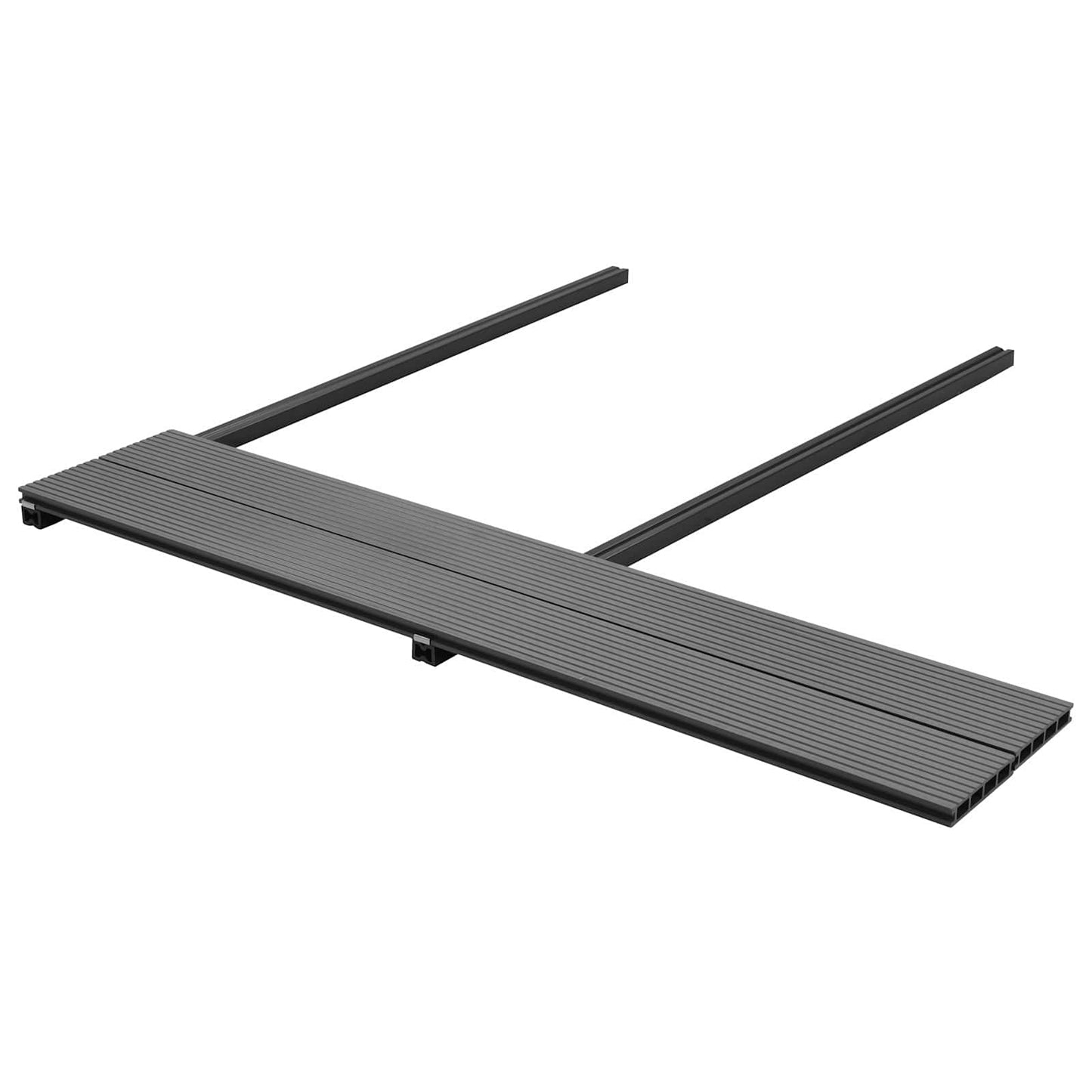 Pavimento da Deck 4 pcs Grigio WPC | homemem39