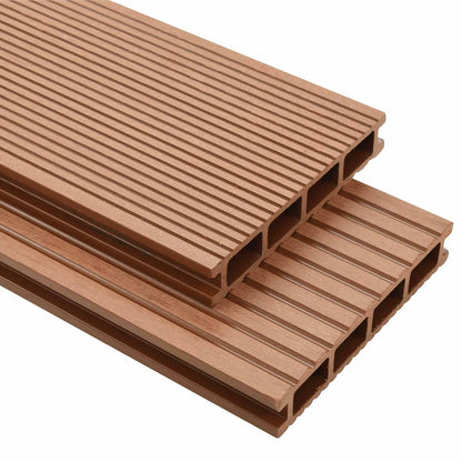 Pavimento da Deck 4 pcs Marrone WPC | homemem39