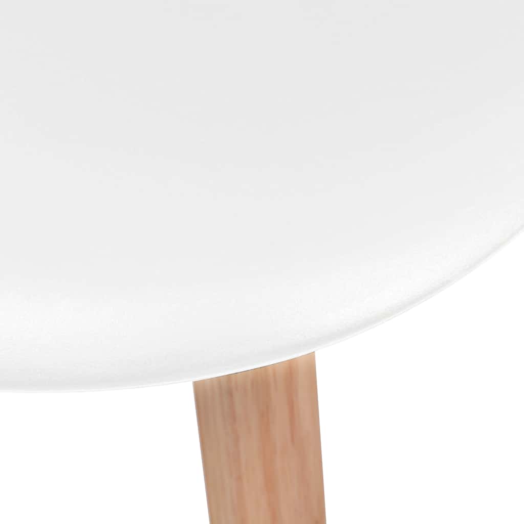 Sedie da Pranzo 2 pz Bianche in Plastica | homemem39