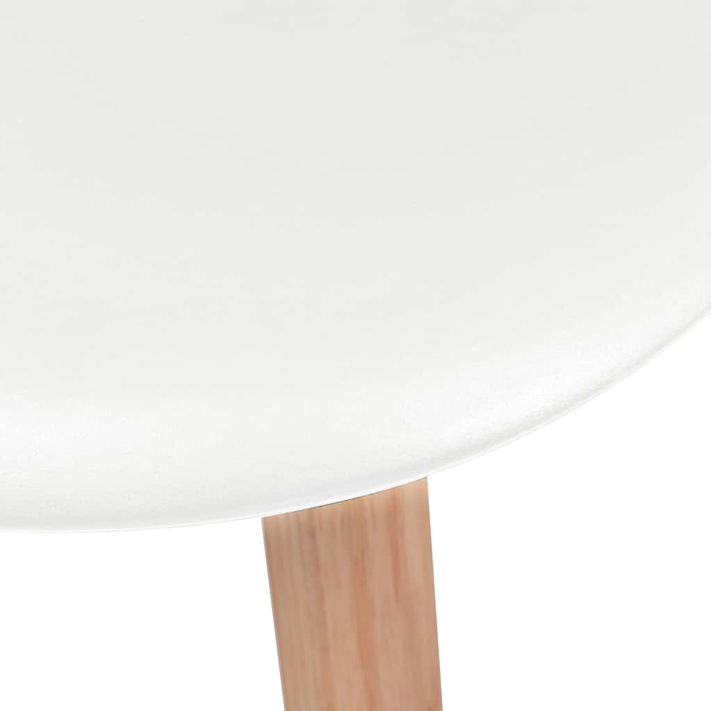 Sedie da Pranzo 6 pz Bianche in Plastica | homemem39