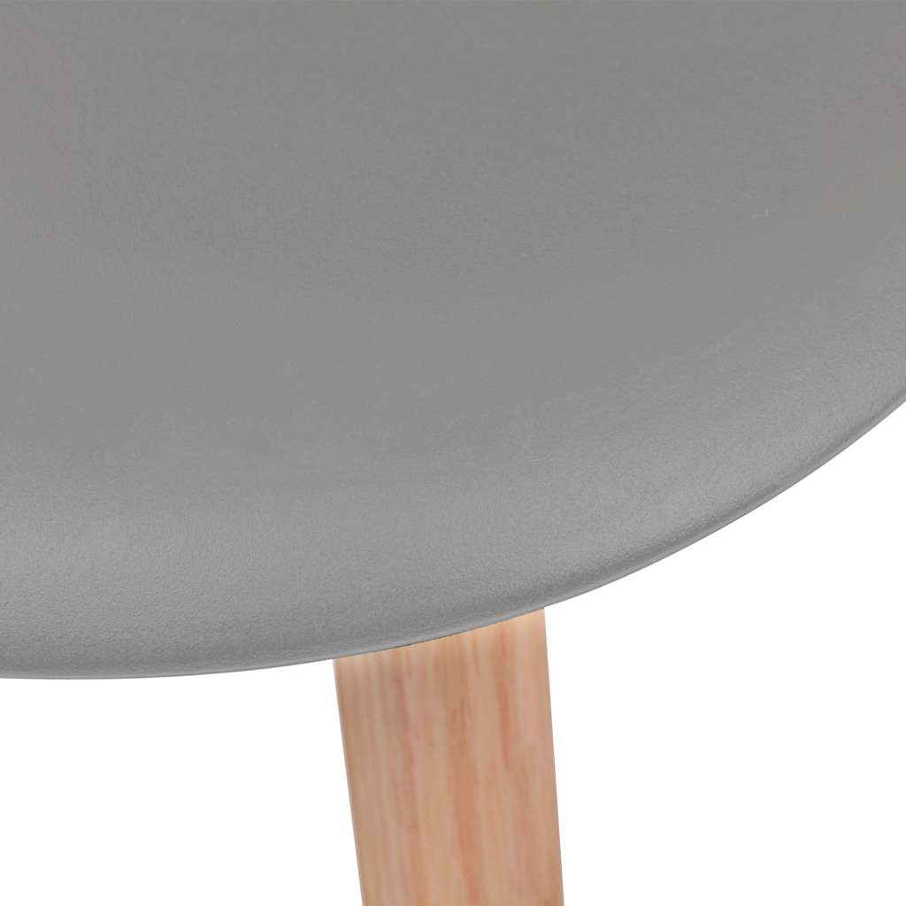 Sedie da Pranzo 2 pz Grigie in Plastica | homemem39