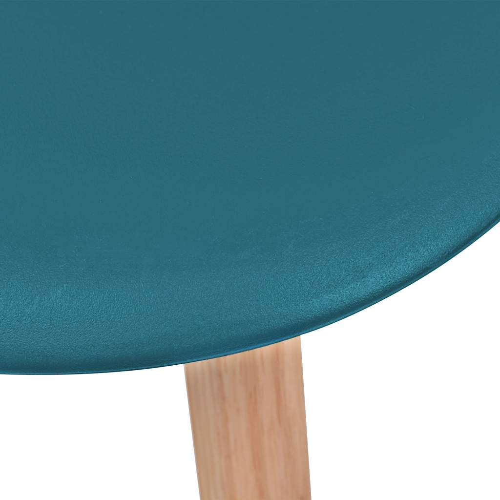 Sedie da Pranzo 4 pz Turchese in Plastica | homemem39