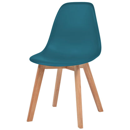 Sedie da Pranzo 6 pz Turchese in Plastica | homemem39