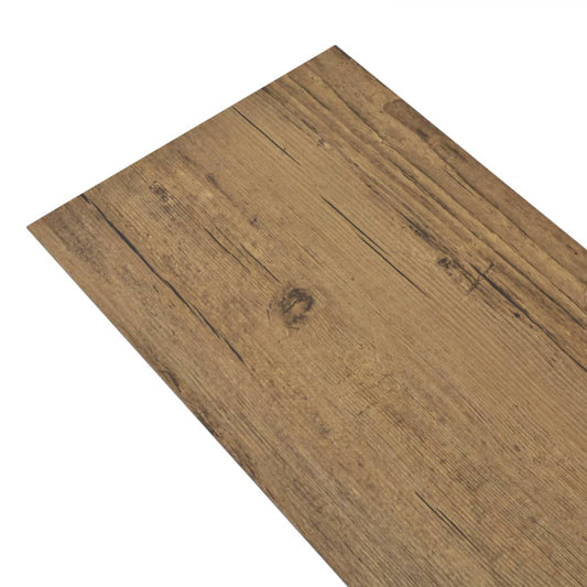 Listoni Pavimenti Non Autoadesivi 5,26m² 2mm Marrone Noce - homemem39