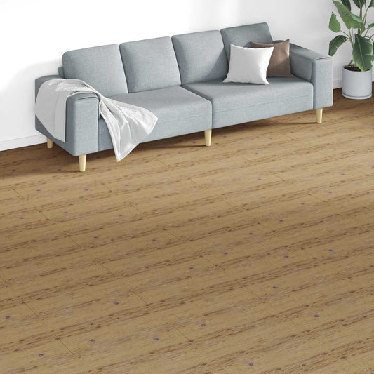 Tavole per Pavimenti 18 pcs Marrone Noce 5,26 m² PVC