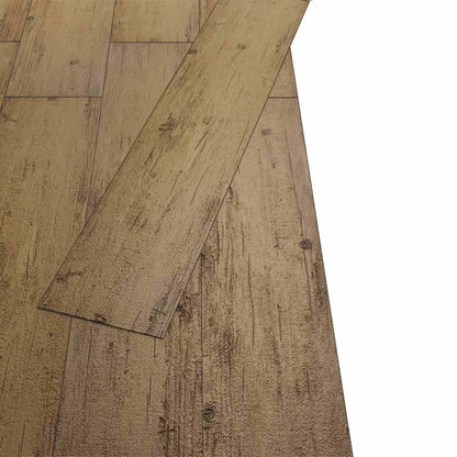 Tavole per Pavimenti 18 pcs Marrone Noce 5,26 m² PVC