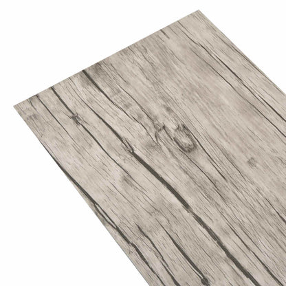 Tavole per Pavimenti 18 pcs Grigio 5,26 m² PVC