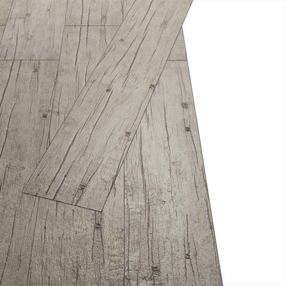 Tavole per Pavimenti 18 pcs Grigio 5,26 m² PVC