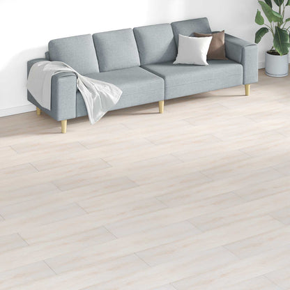 Tavole per Pavimenti 18 pcs Bianco 5,26 m² PVC