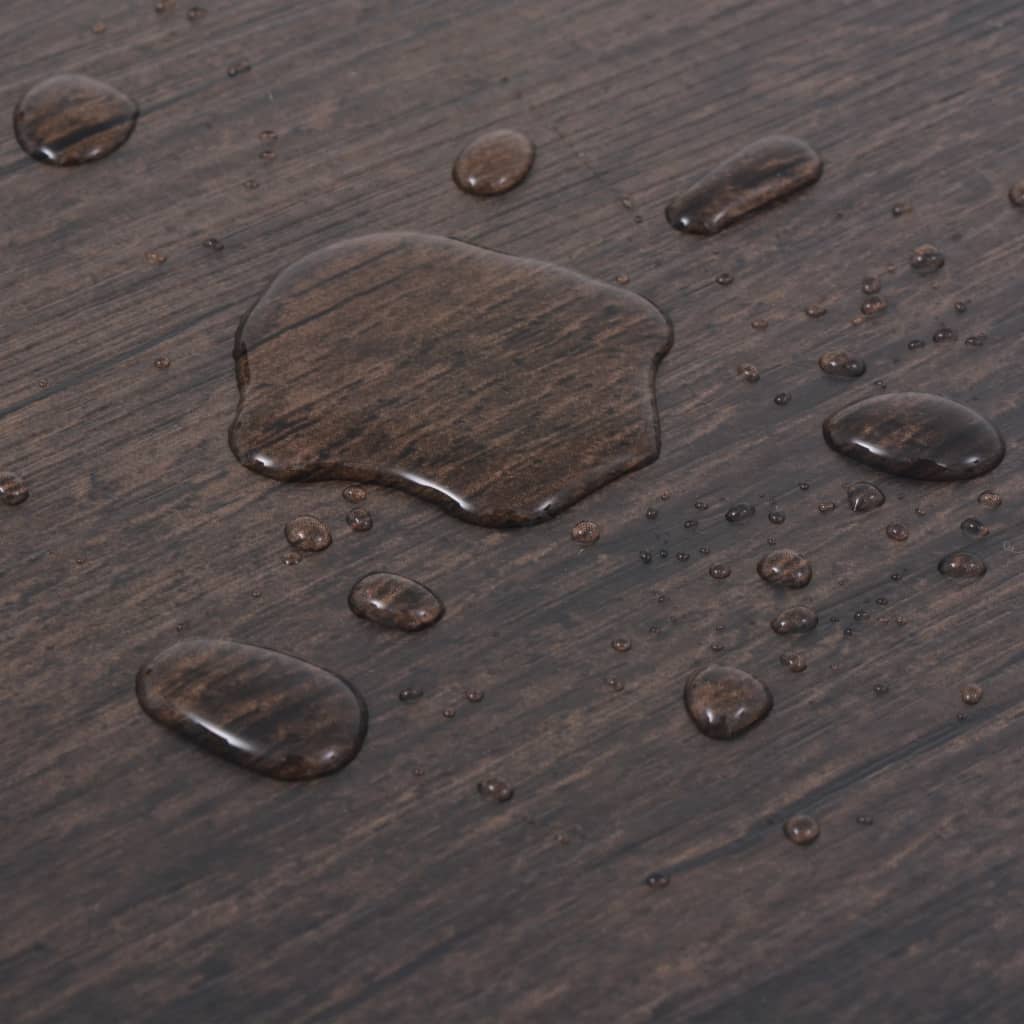 Listoni Pavimentazione Autoadesivi PVC 5,02m² 2mm Marrone Scuro - homemem39