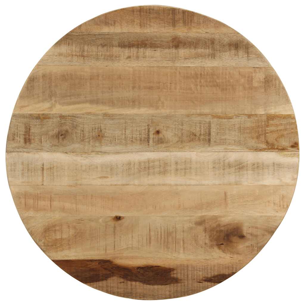 Tavolino da Salotto in Legno Massello Grezzo di Mango 60x40 cm | homemem39