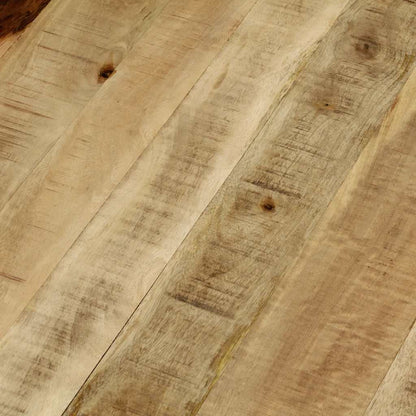 Tavolino da Salotto in Legno Massello Grezzo di Mango 60x40 cm | homemem39
