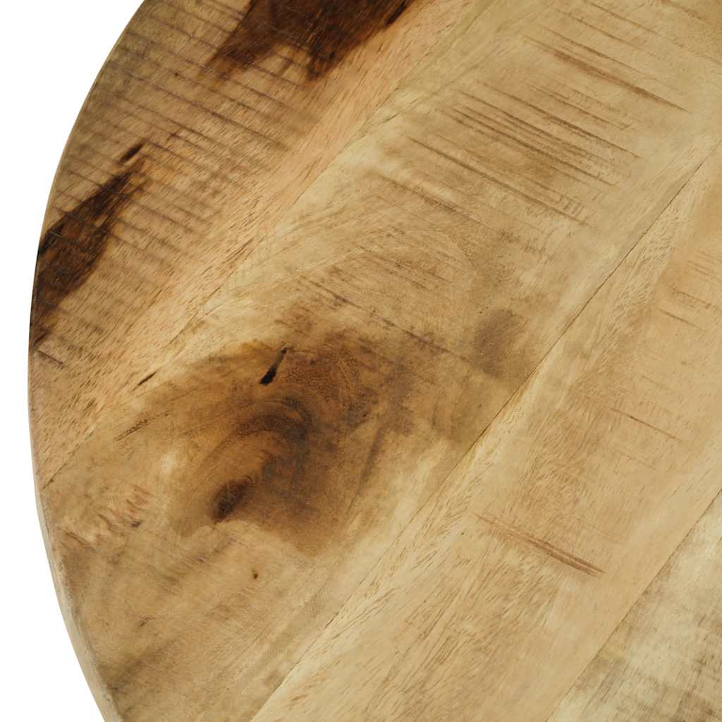 Tavolino da Salotto in Legno Massello Grezzo di Mango 65x32 cm | homemem39