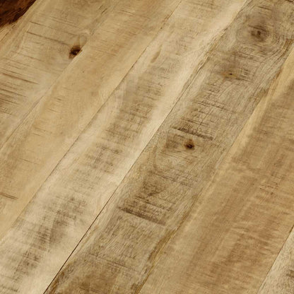 Tavolino da Salotto in Legno Massello Grezzo di Mango 65x32 cm | homemem39