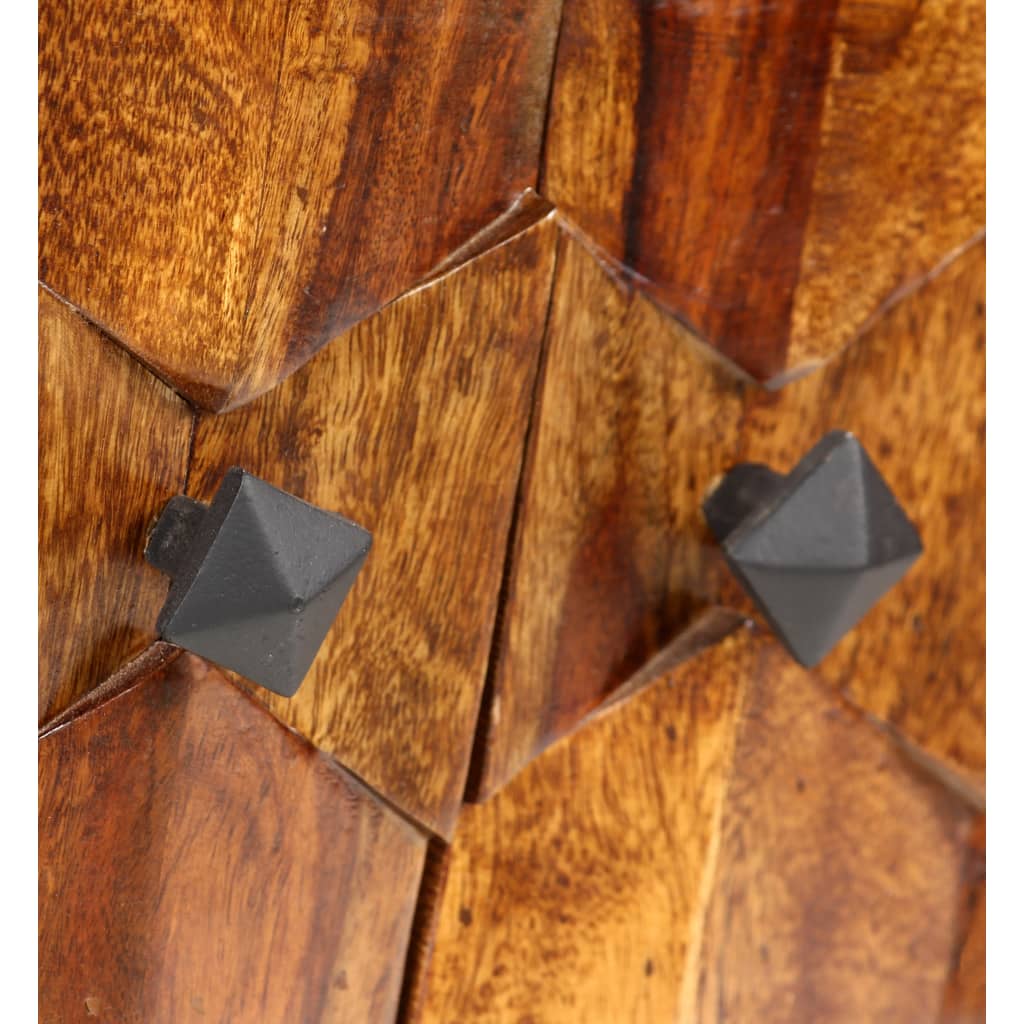 Mobile Porta TV in Legno Massello di Acacia 140x30x40 cm - homemem39