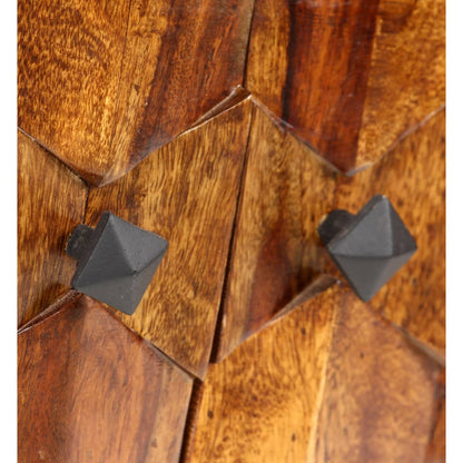 Mobile Porta TV in Legno Massello di Acacia 140x30x40 cm - homemem39