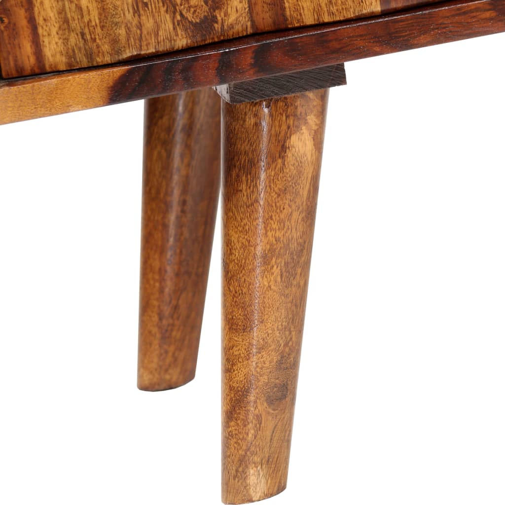 Mobile Porta TV in Legno Massello di Acacia 140x30x40 cm - homemem39