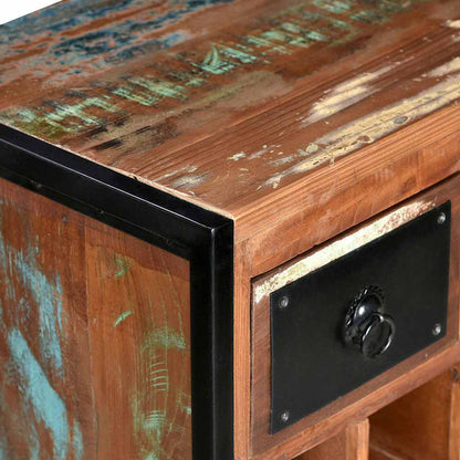Portavini da 16 Bottiglie in Legno Massello di Recupero