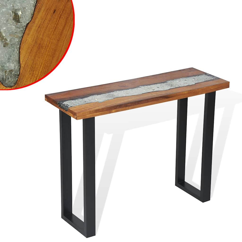 Tavolo Consolle in Teak 100x35x75 cm - homemem39