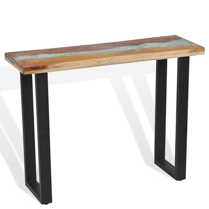 Tavolo Consolle in Teak 100x35x75 cm - homemem39