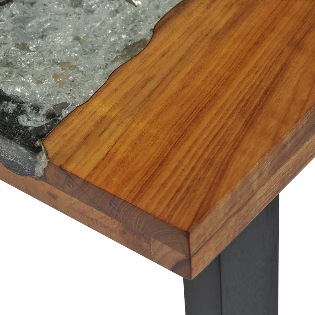 Tavolo Consolle in Teak 100x35x75 cm - homemem39