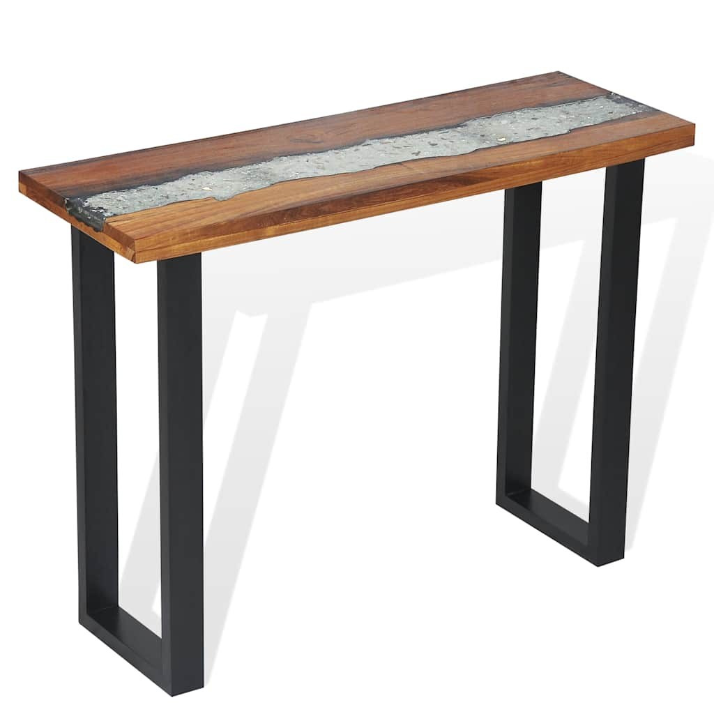 Tavolo Consolle in Teak 100x35x75 cm - homemem39