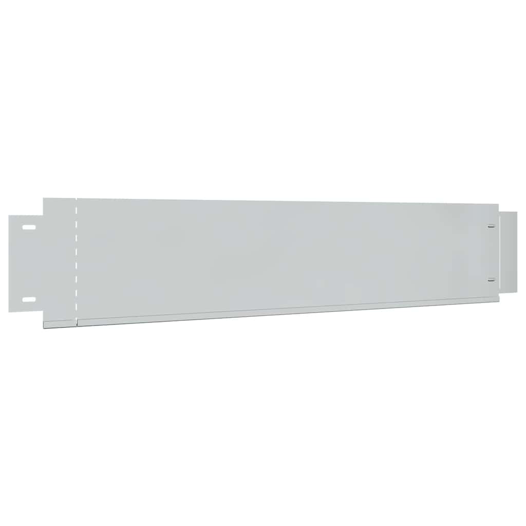 Pannelli di Recinzione per Prato 5 pz Acciaio Zincato 100x19 cm - homemem39