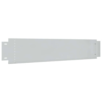 Pannelli di Recinzione per Prato 5 pz Acciaio Zincato 100x19 cm - homemem39