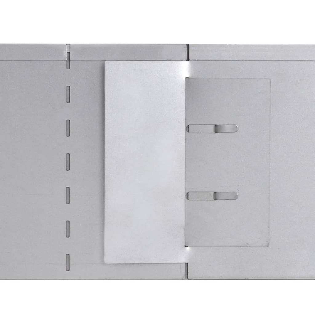 Pannelli di Recinzione per Prato 5 pz Acciaio Zincato 100x19 cm - homemem39