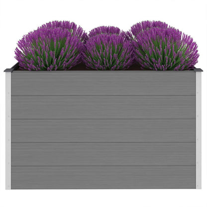 Letto Rialzato da Giardino in WPC Grigio