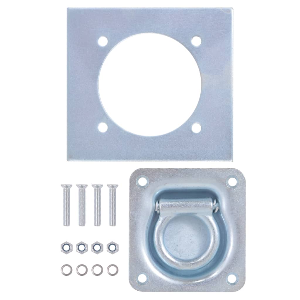 Anelli di Ancoraggio per Rimorchi 6 pz Acciaio Zincato 2000 kg - homemem39