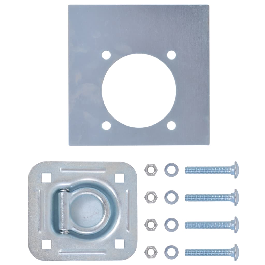 Anelli di Ancoraggio per Rimorchi 6 pz Acciaio Zincato 2000 kg - homemem39