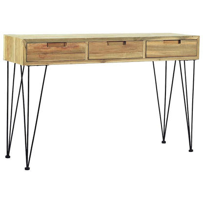 Tavolo Consolle 120x35x76 cm in Legno Massello di Teak | homemem39