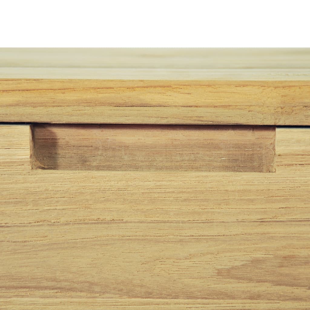 Mobile Porta TV 120x35x35 cm in Legno Massello di Teak - homemem39