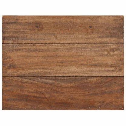 Comodino in Legno Massello di Mogano 40x30x51 cm - homemem39