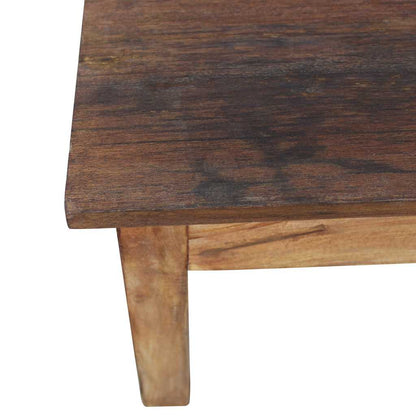 Tavolino da Salotto in Legno Massello di Mogano 96x73x45 cm | homemem39