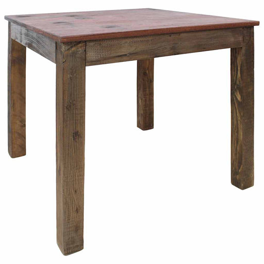 Tavolo da Pranzo in Legno Massello di Recupero Misto 82x80x76cm | homemem39