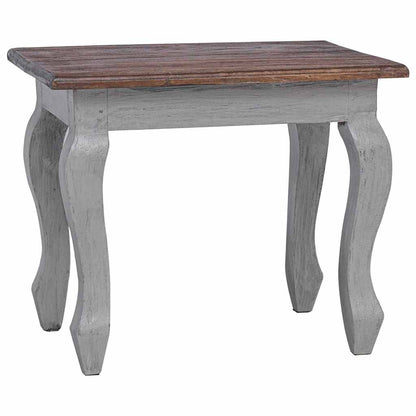Set Tavolini a Incastro 3 pz in Legno Massello di Mogano