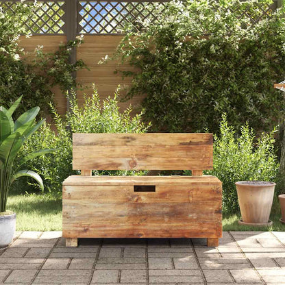 Panca in Legno Massello di Mogano 86x40x60 cm | homemem39