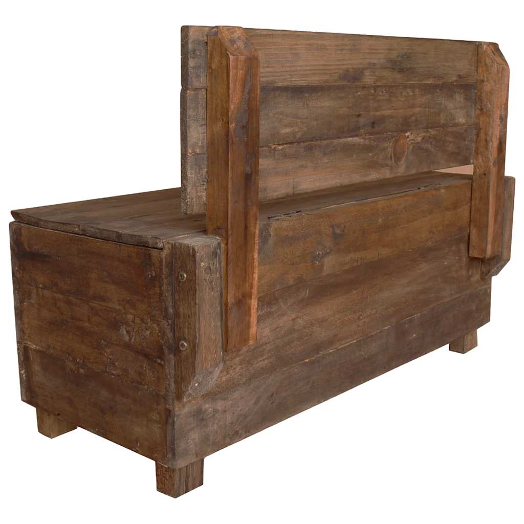 Panca in Legno Massello di Mogano 86x40x60 cm | homemem39