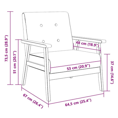 Poltrona Blu in Tessuto
