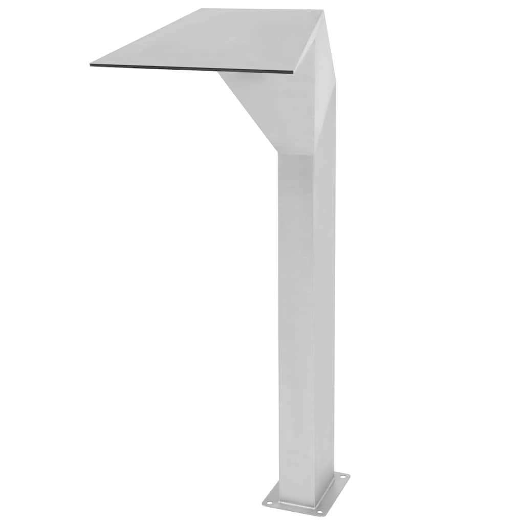 Fontana per Piscina in Acciaio Inossidabile 50x30x90 cm Argento | homemem39